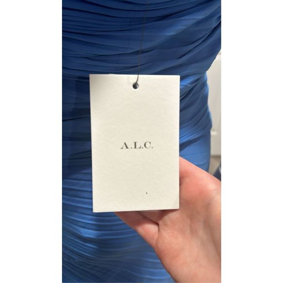 A.L.C. Blue Strapless Dress - Picture 12 of 13